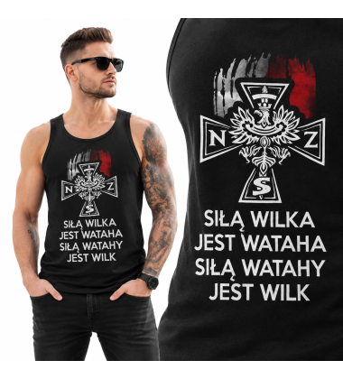 tank-top patriotyczny SIŁĄ WILKA 2